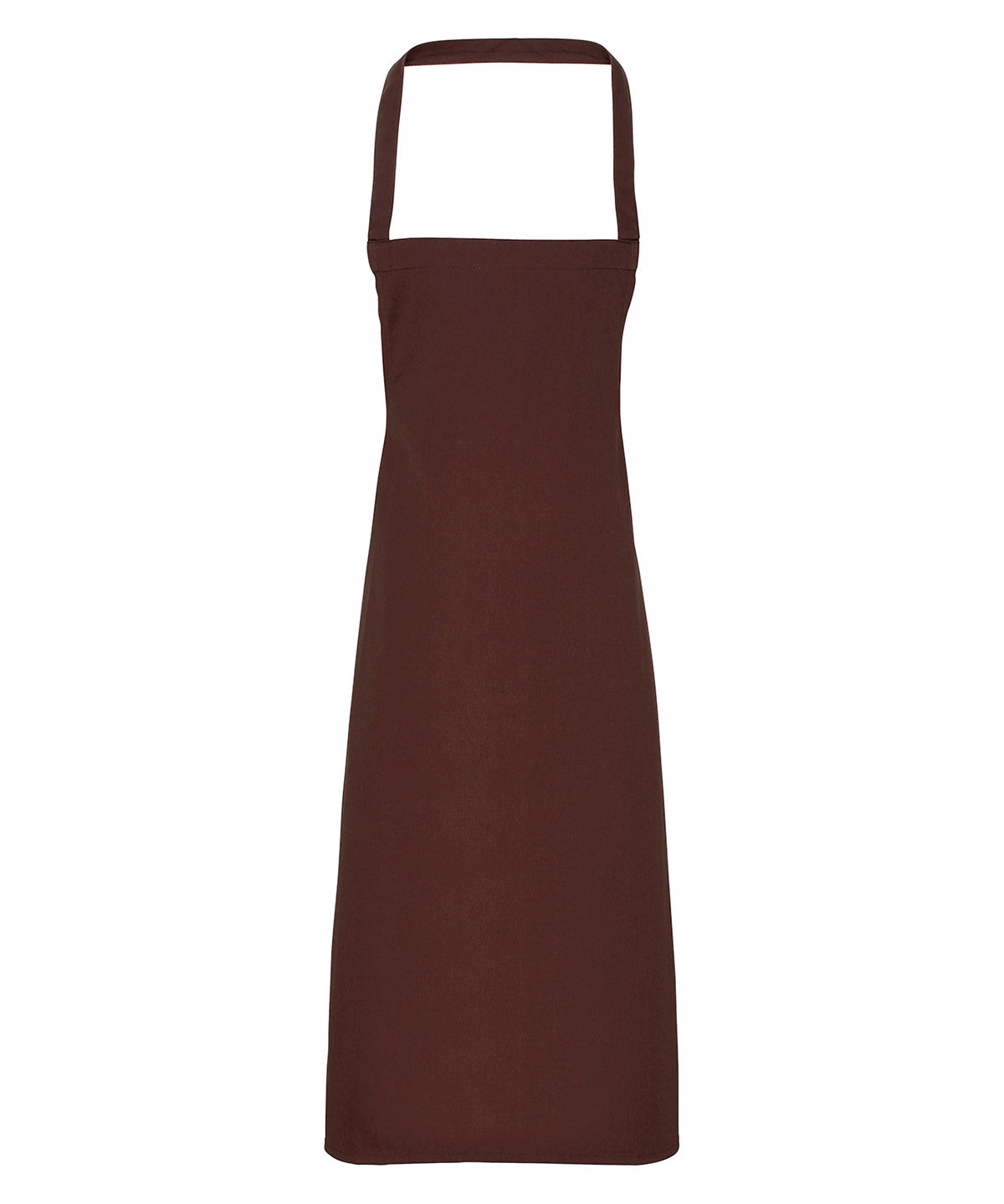 Premier 100% Organic Cotton Bib Apron Brown