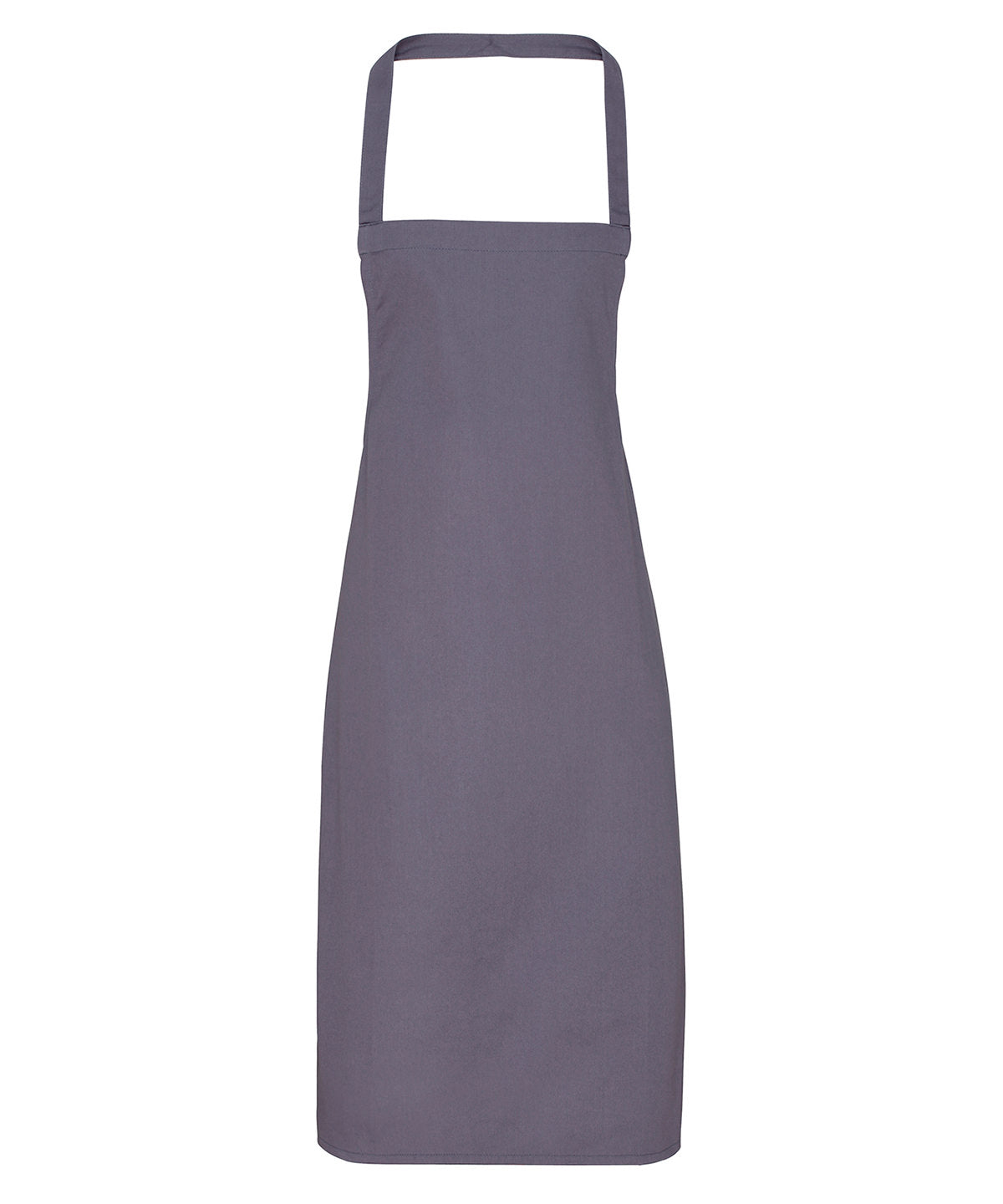 Premier 100% Organic Cotton Bib Apron Dark Grey