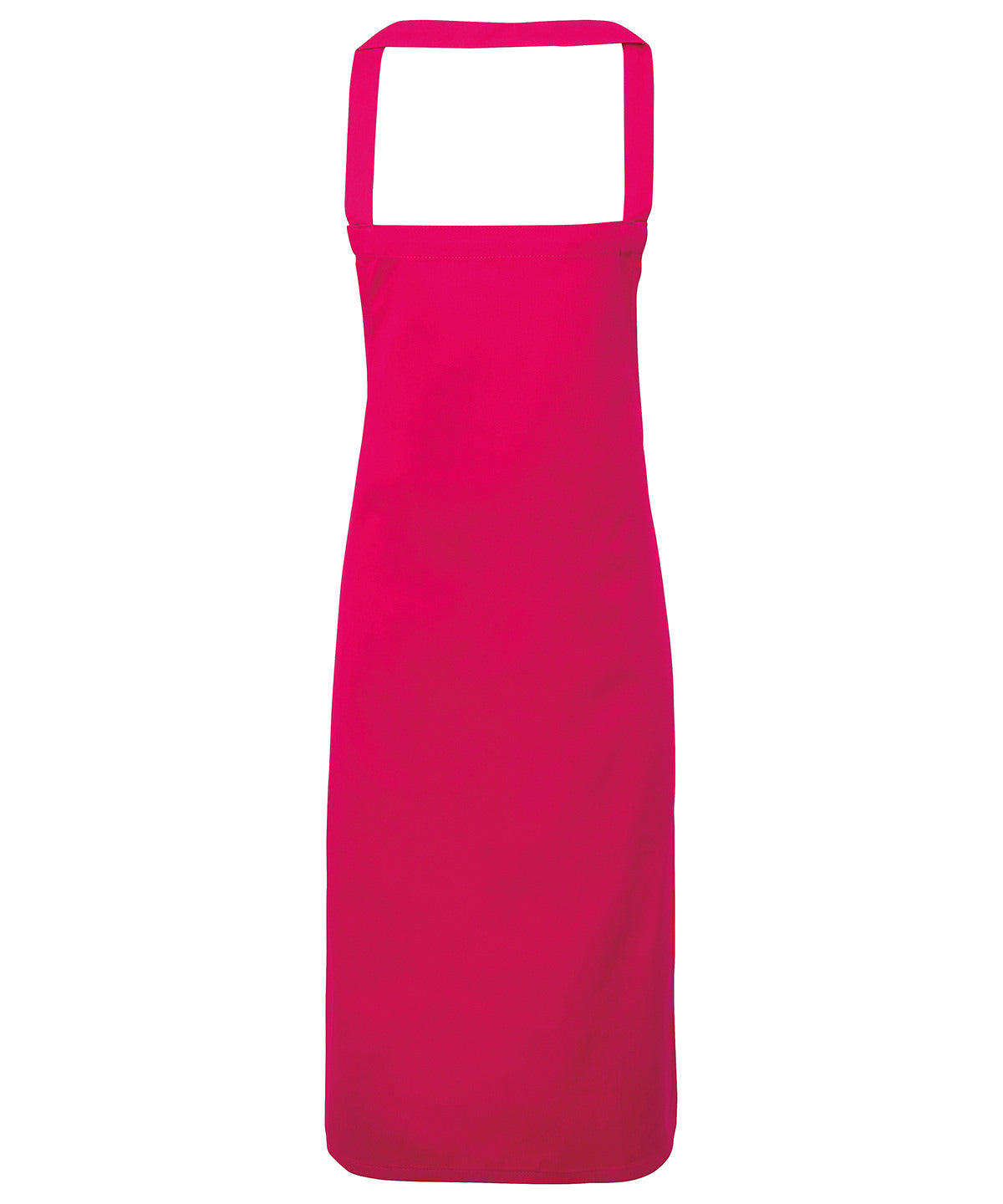 Premier 100% Organic Cotton Bib Apron Hot Pink