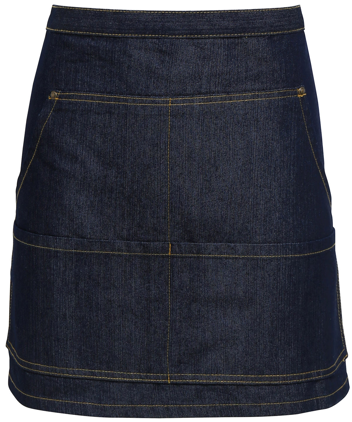 Premier Jeans stitch denim waist apron Indigo Denim