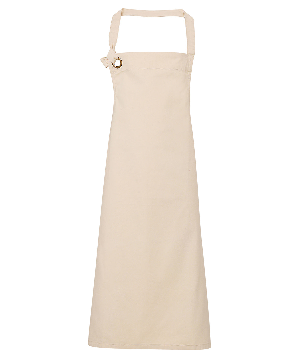 Premier Calibre heavy cotton canvas bib apron Natural