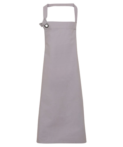 Premier Calibre heavy cotton canvas bib apron Silver