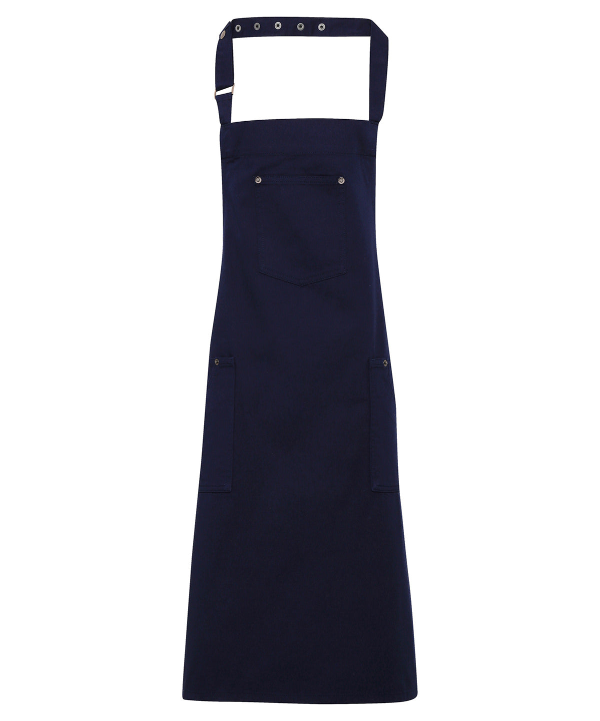 Premier Chino cotton bib apron Navy