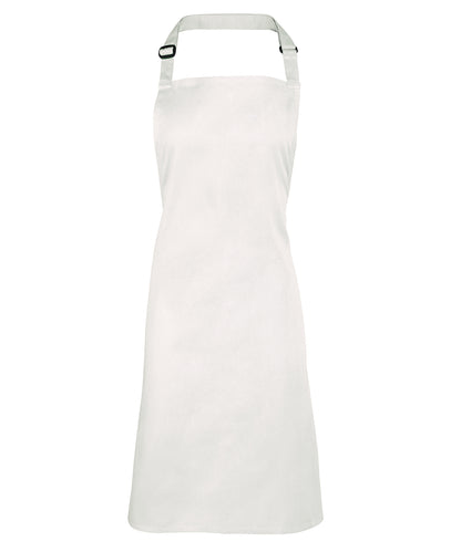 Premier Colours bib apron White