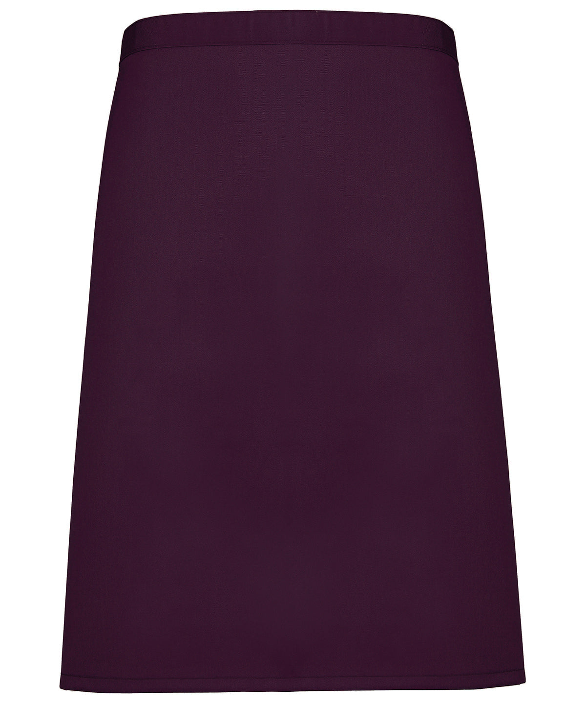 Premier Colours mid-length apron Aubergine