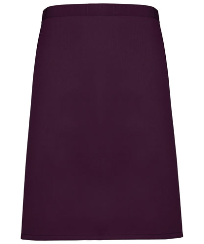 Premier Colours mid-length apron Aubergine