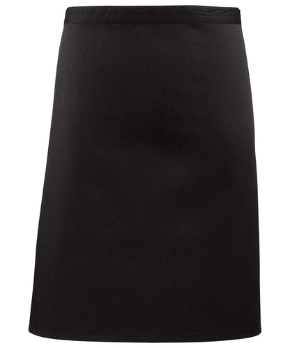 Premier Colours mid-length apron Black