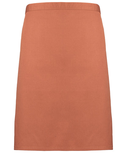 Premier Colours mid-length apron Chestnut