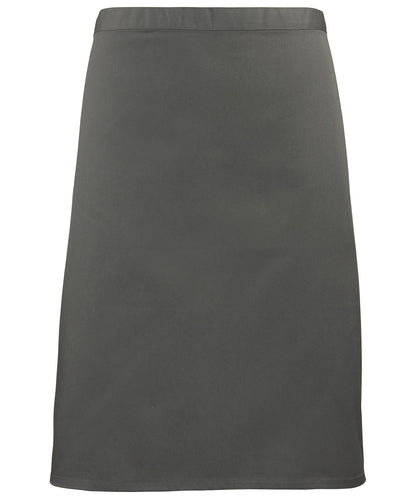 Premier Colours mid-length apron Dark Grey