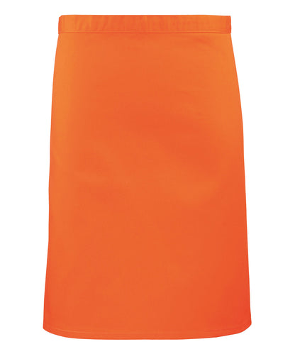 Premier Colours mid-length apron Orange