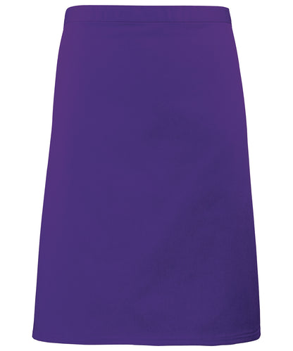 Premier Colours mid-length apron Purple