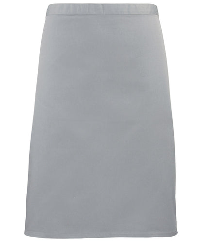 Premier Colours mid-length apron Silver