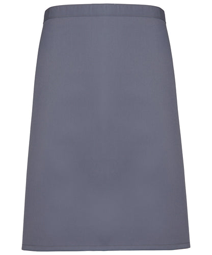 Premier Colours mid-length apron Steel