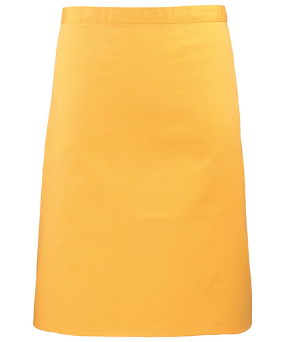 Premier Colours mid-length apron Sunflower