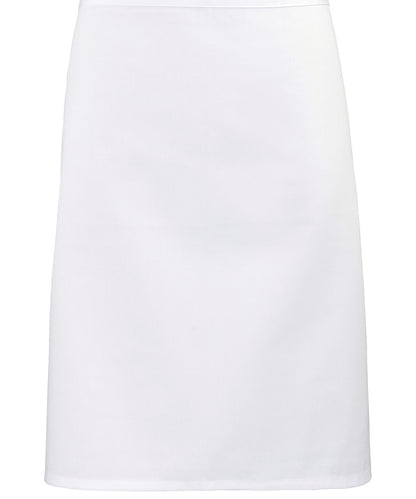 Premier Colours mid-length apron White