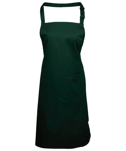 Premier Colours bib apron with pocket Bottle
