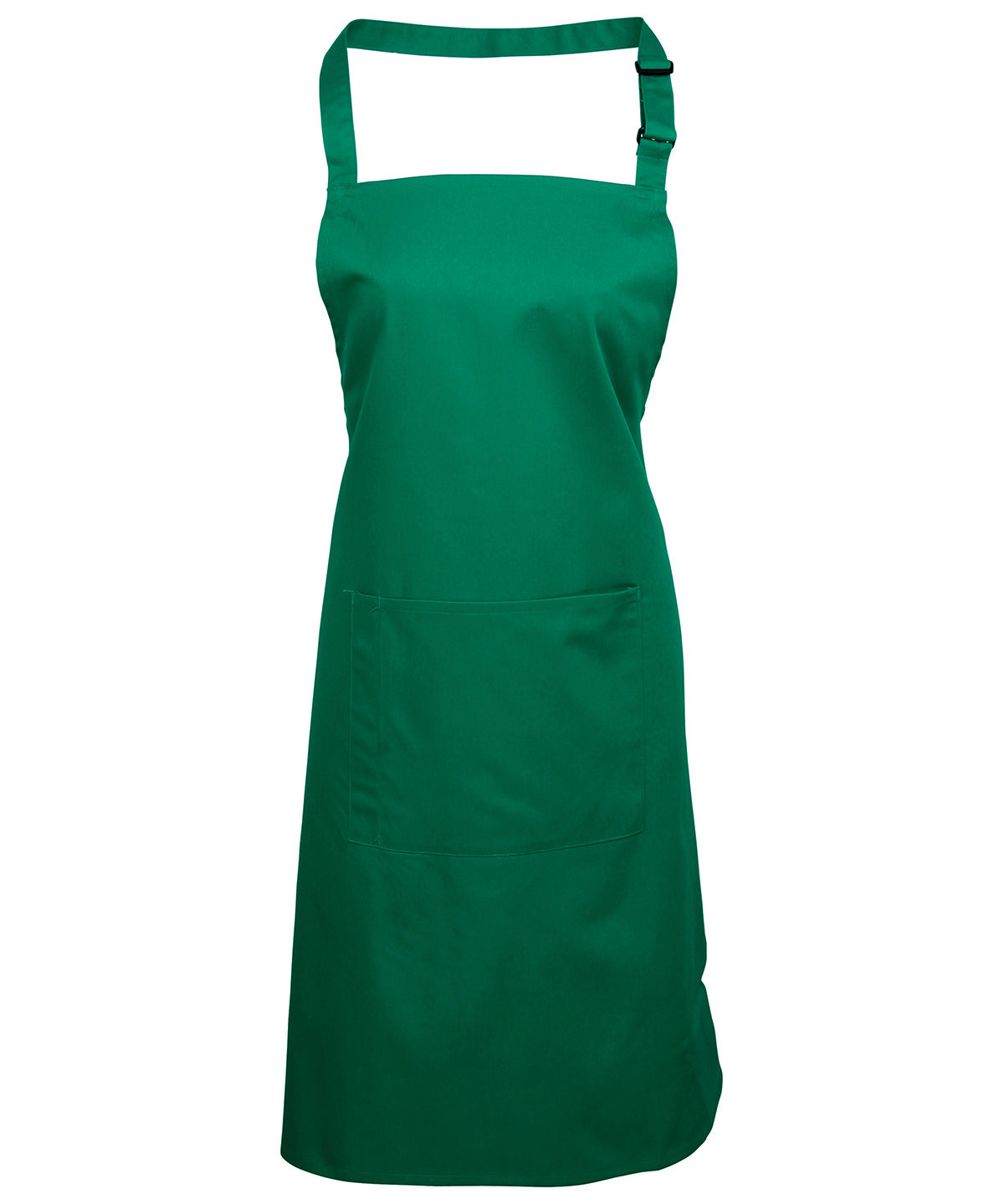 Premier Colours bib apron with pocket Emerald