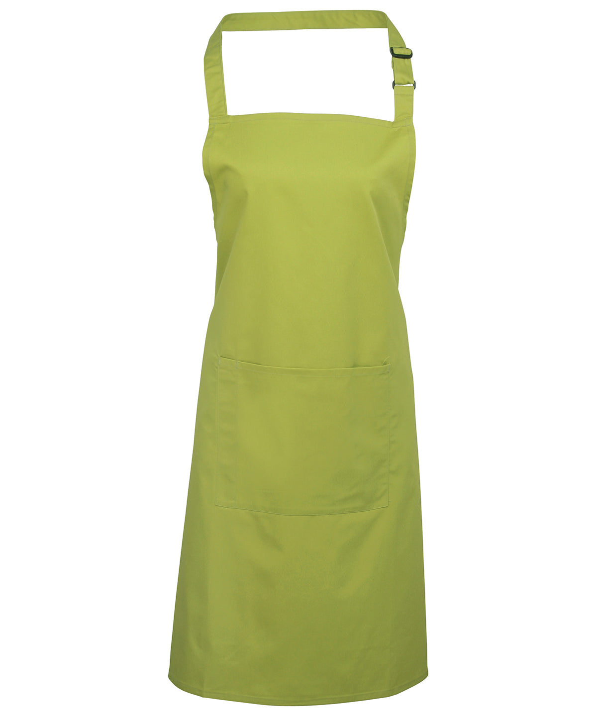 Premier Colours bib apron with pocket Lime