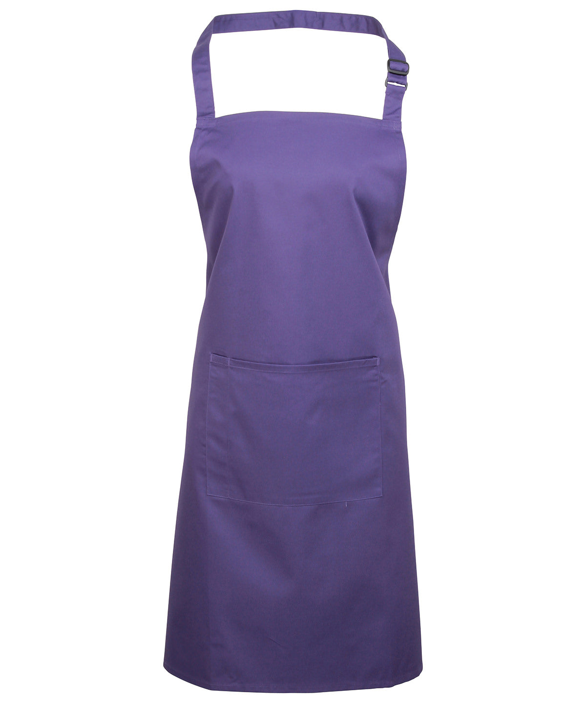 Premier Colours bib apron with pocket Purple