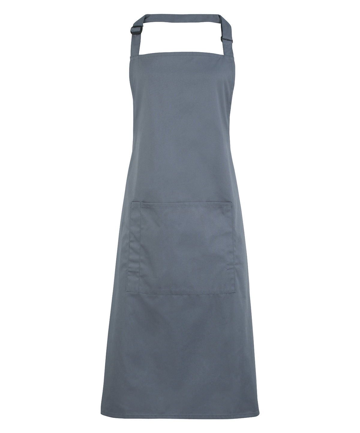 Premier Colours bib apron with pocket Steel