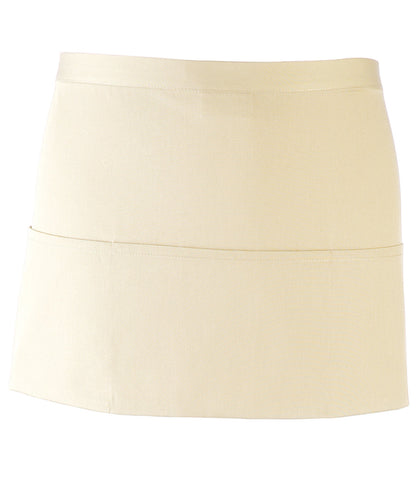 Premier Colours 3-pocket apron Natural