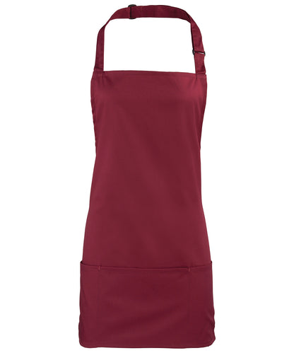 Premier Colours 2-in-1 apron Burgundy