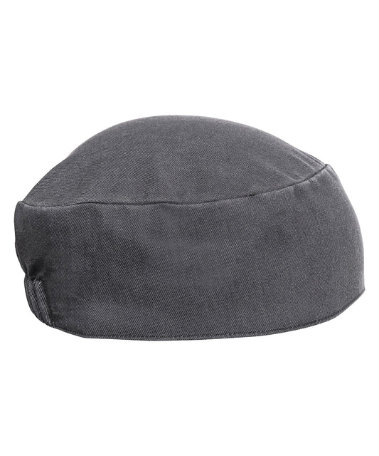 Premier Chef's skull cap Grey Denim