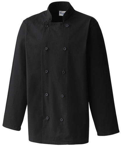 Premier Long sleeve chef’s jacket Black