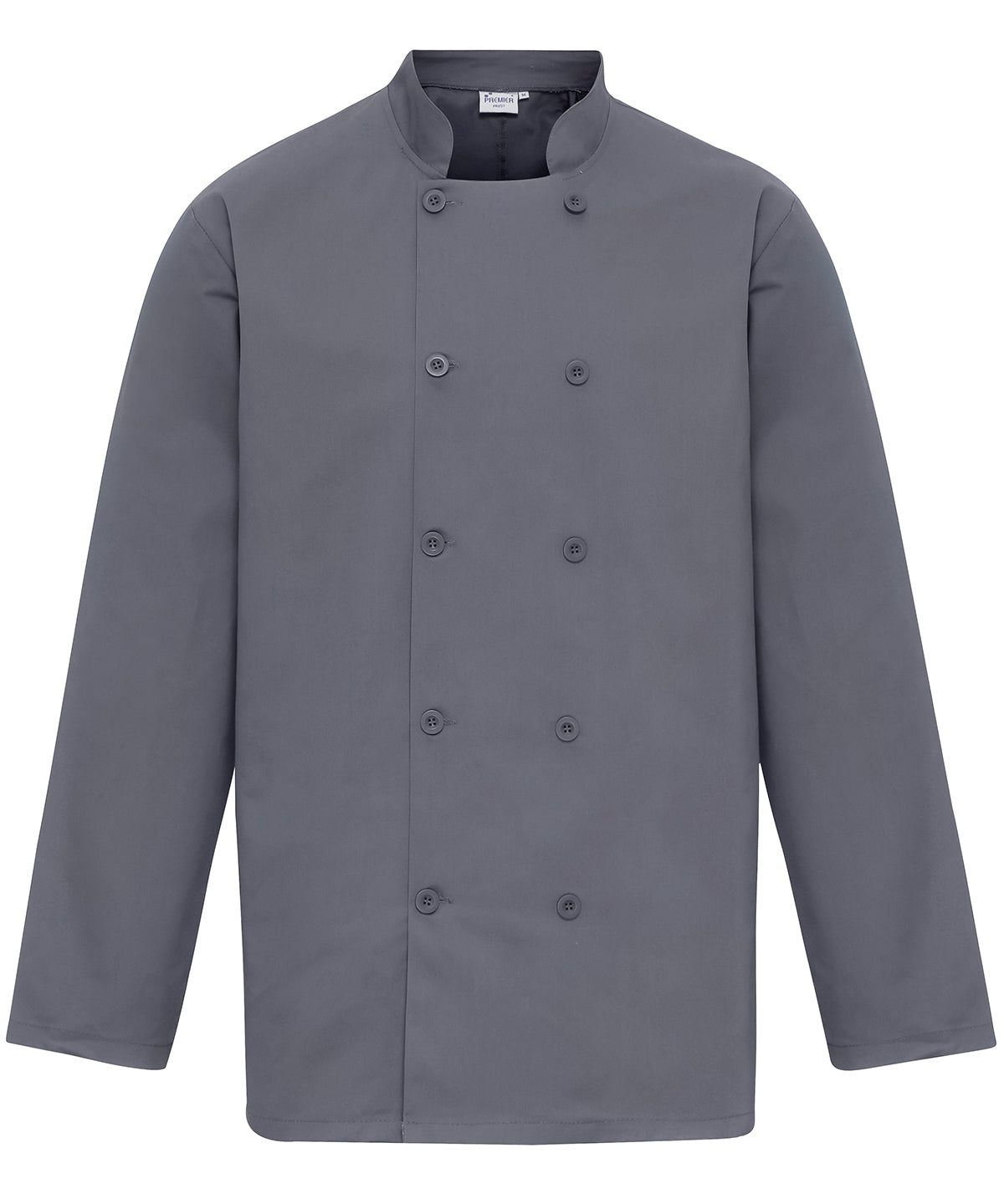 Premier Long sleeve chef’s jacket Steel