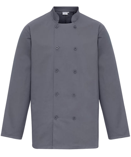 Premier Long sleeve chef’s jacket Steel