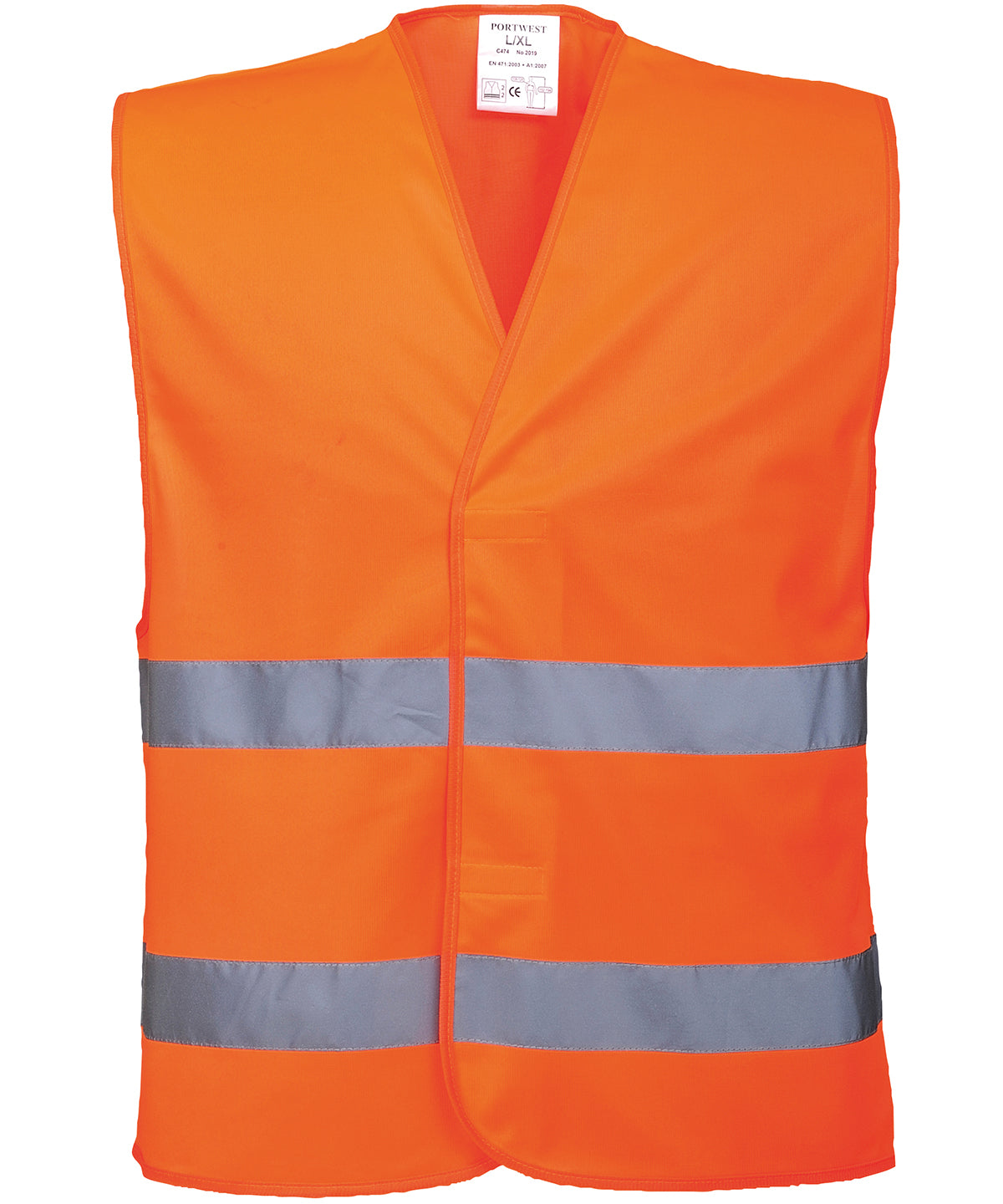 Portwest Hi-vis two-band vest (C474) Orange