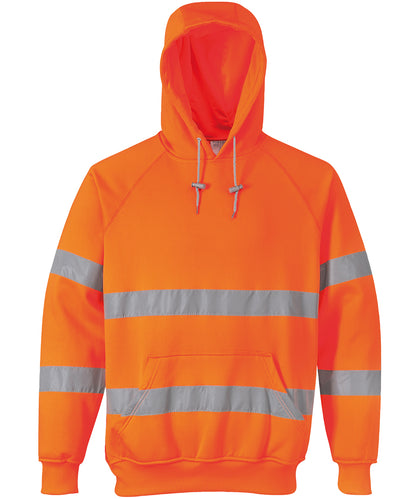 Portwest Hi-vis hooded sweatshirt (B304) Orange