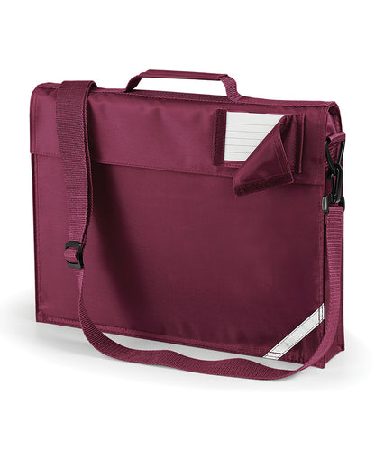 Quadra Junior book bag with strap Burgundy