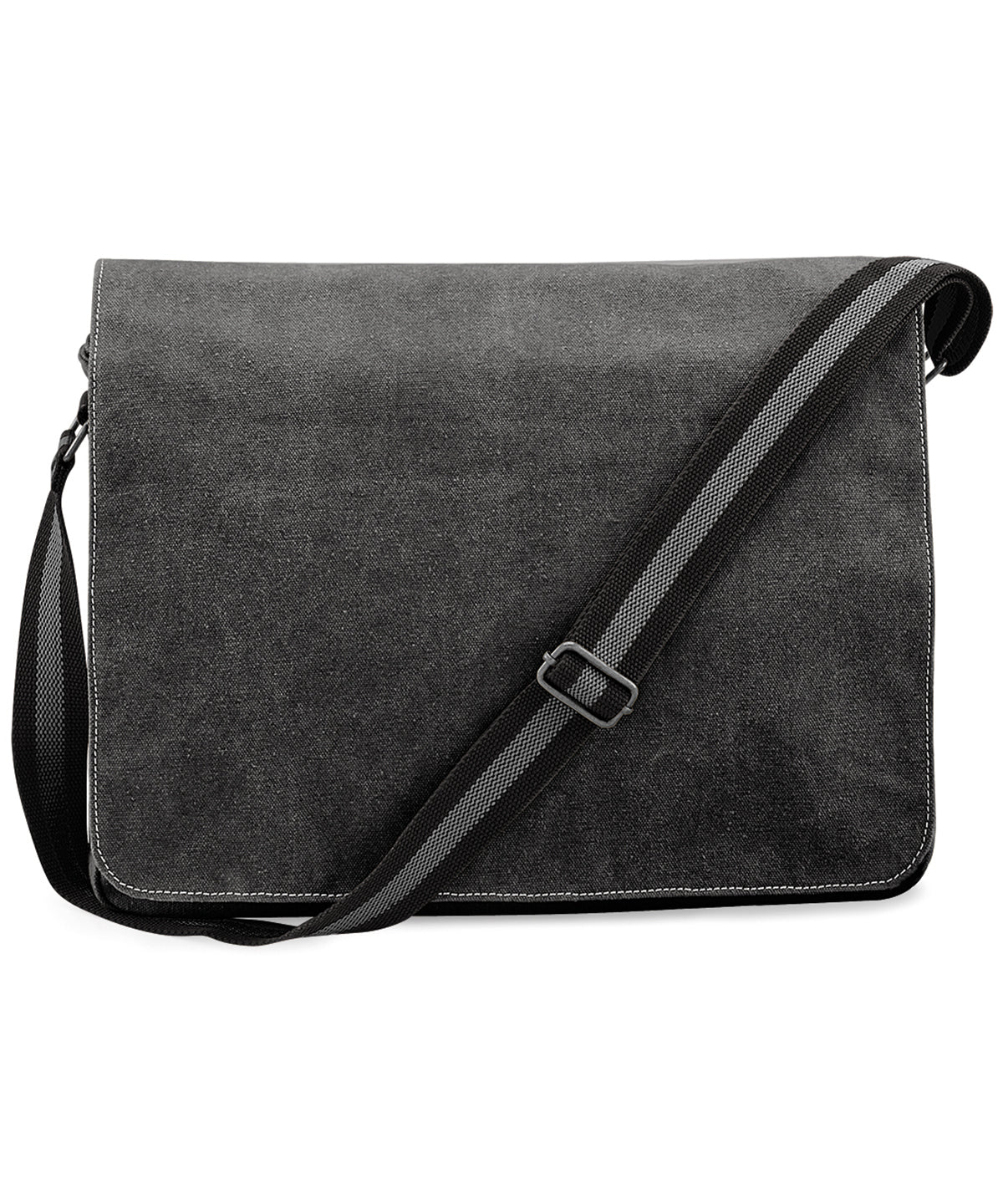 Quadra Vintage canvas despatch bag Vintage Black