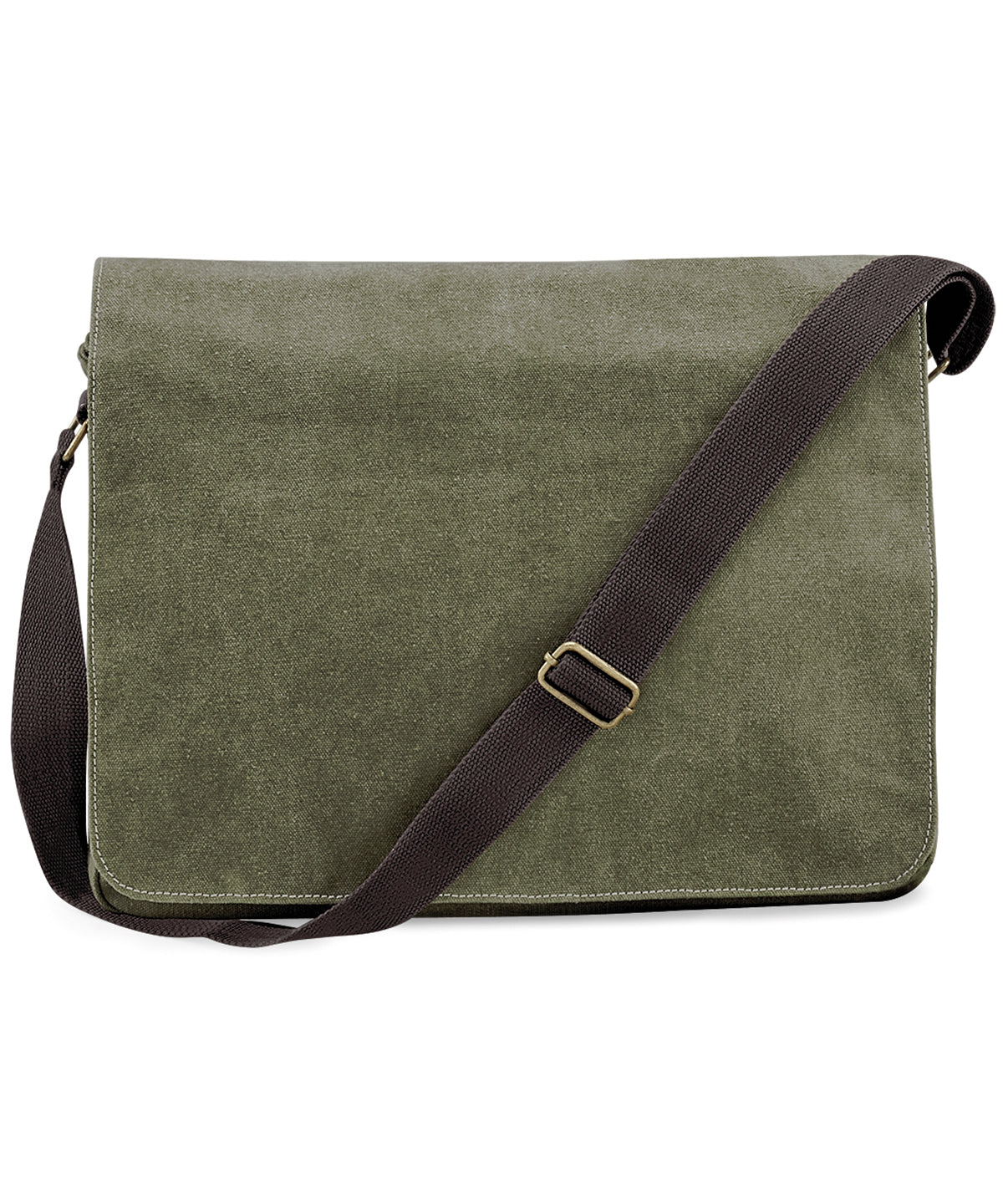 Quadra Vintage canvas despatch bag Vintage Military Green