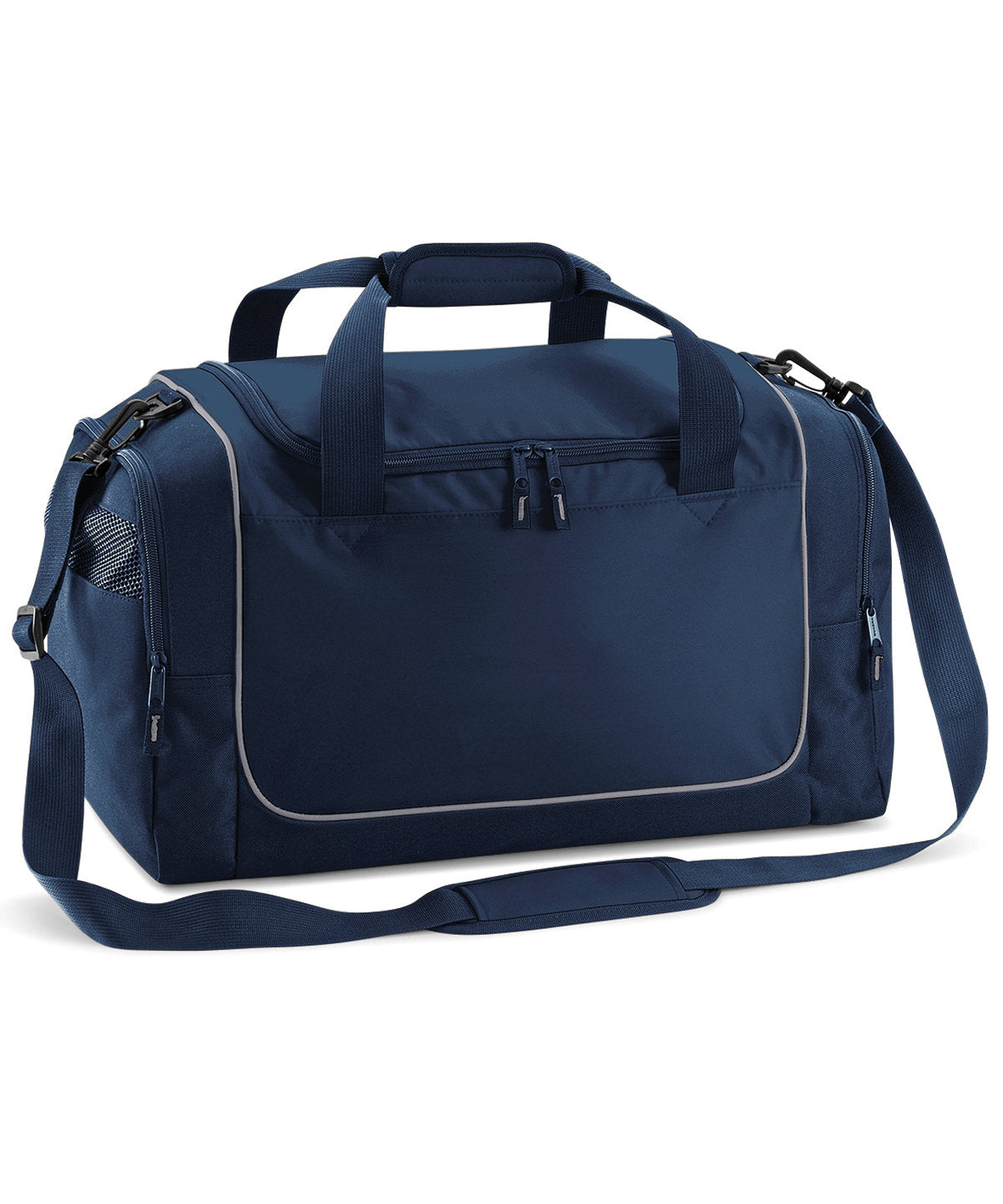 Quadra Teamwear locker bag French Navy/Light Grey