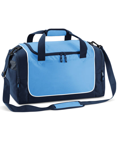 Quadra Teamwear locker bag Sky Blue/French Navy/White