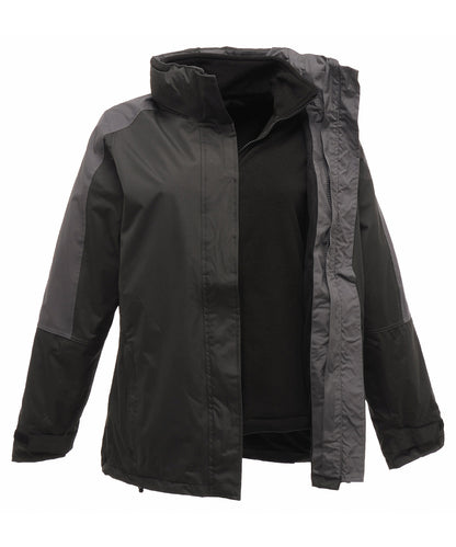 Regatta Professional Women's Defender III 3-in-1 jacket Black/Seal Grey