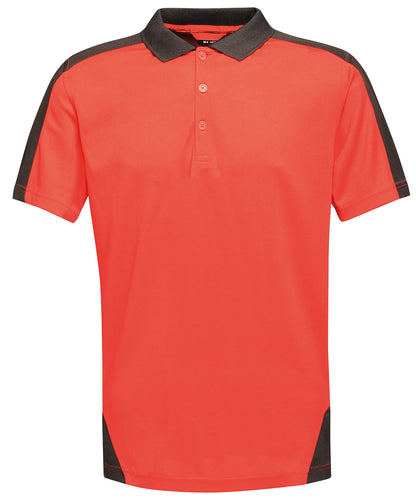 Regatta Professional Contrast wicking polo Classic Red/Black