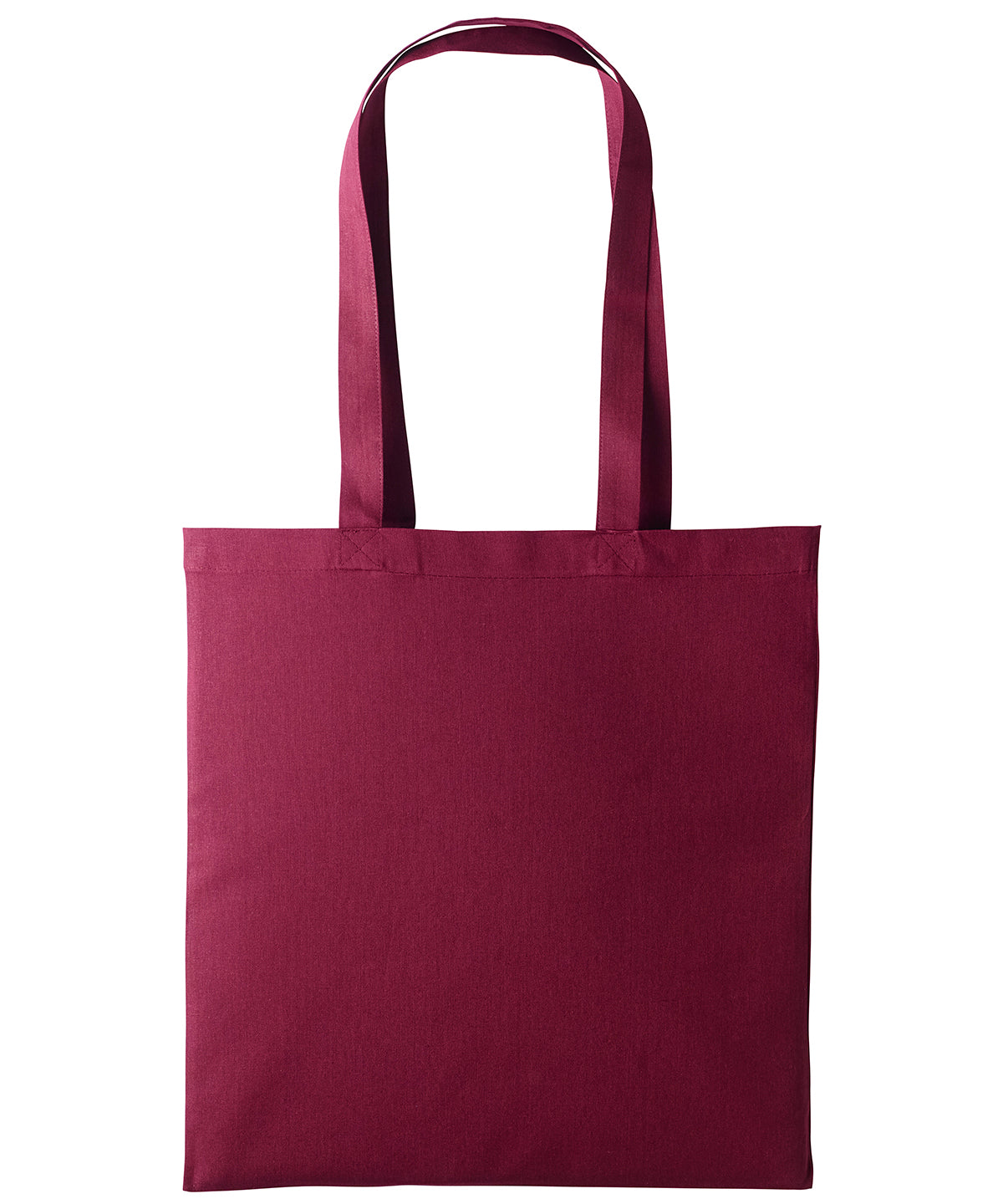 Nutshell Cotton shopper long handle Burgundy