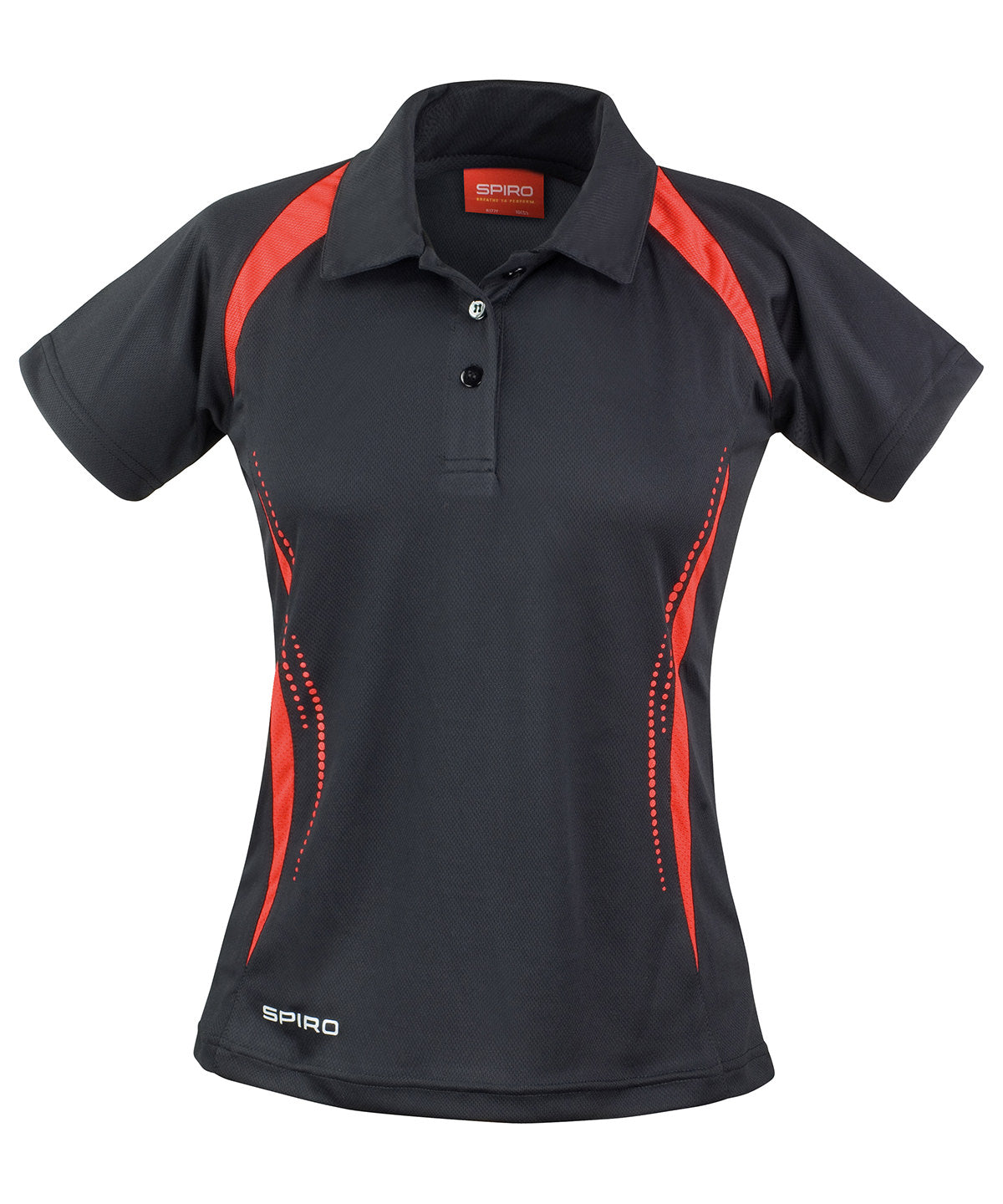 Spiro Women's Spiro team spirit polo Black/Red