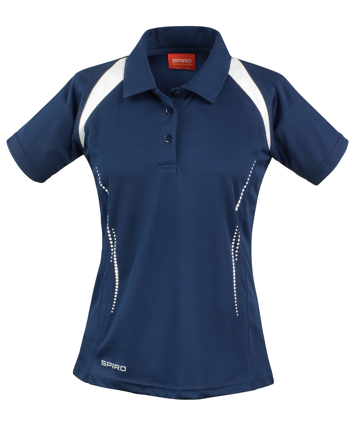 Spiro Women's Spiro team spirit polo Navy/White