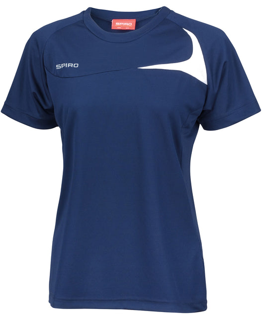 Spiro Women's Spiro dash training shirt Navy/White