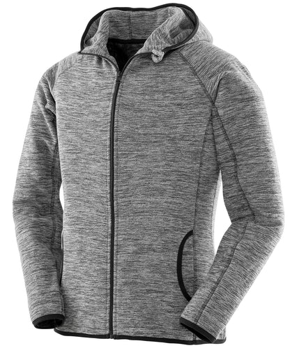 Spiro Women's microfleece hoodi Grey/Black
