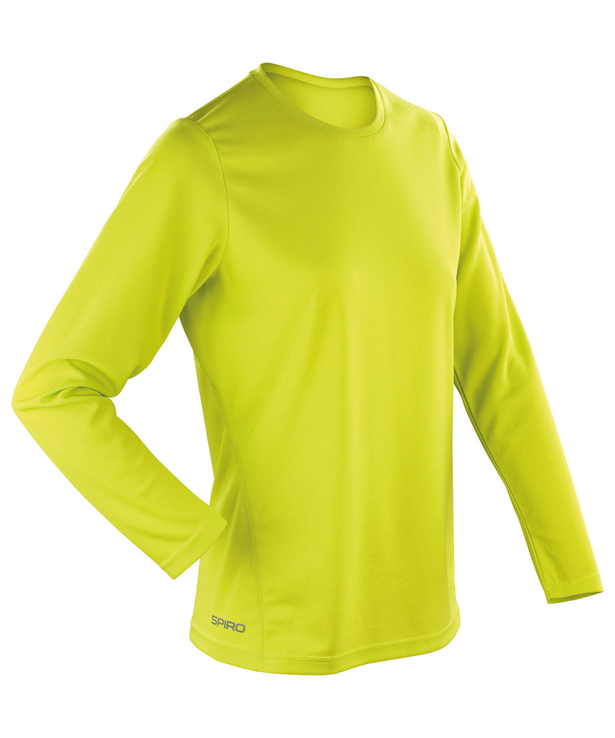 Spiro Women's Spiro quick-dry long sleeve t-shirt Lime Green