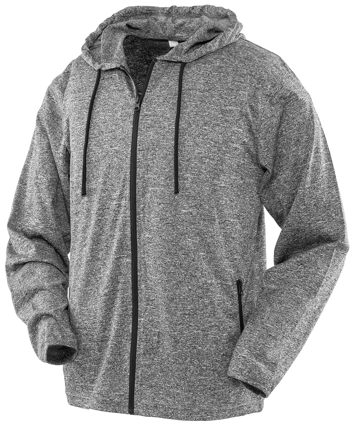 Spiro Hooded tee jacket Marl Grey