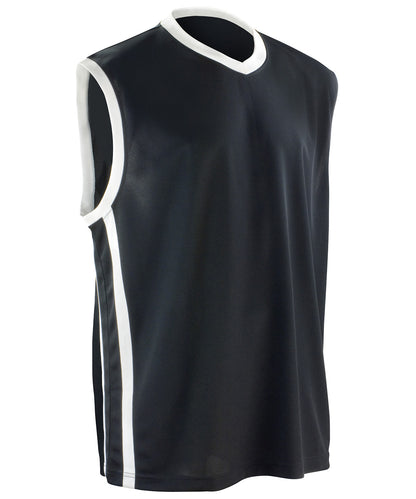 Spiro Basketball quick-dry top Black/White