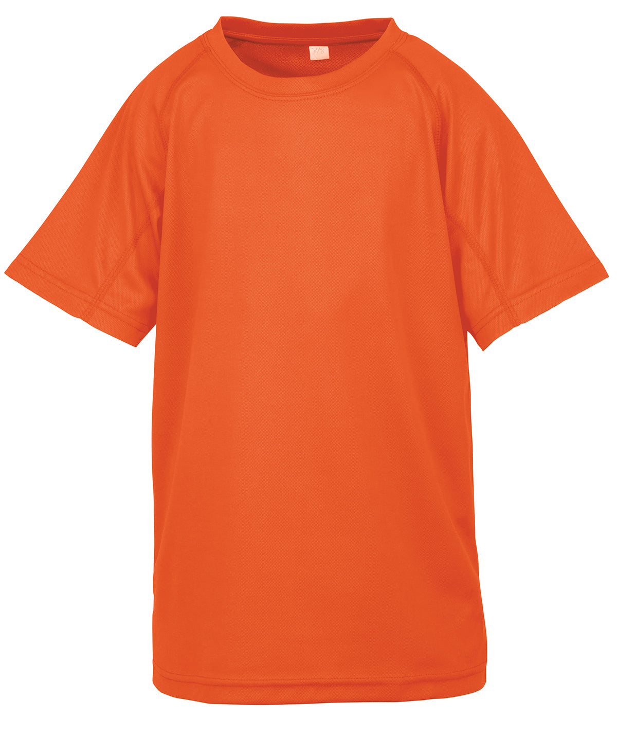 Spiro Junior performance aircool tee Flo Orange