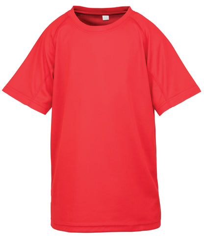 Spiro Junior performance aircool tee Red