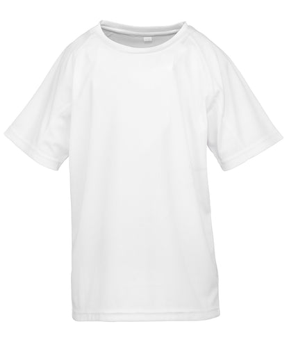 Spiro Junior performance aircool tee White